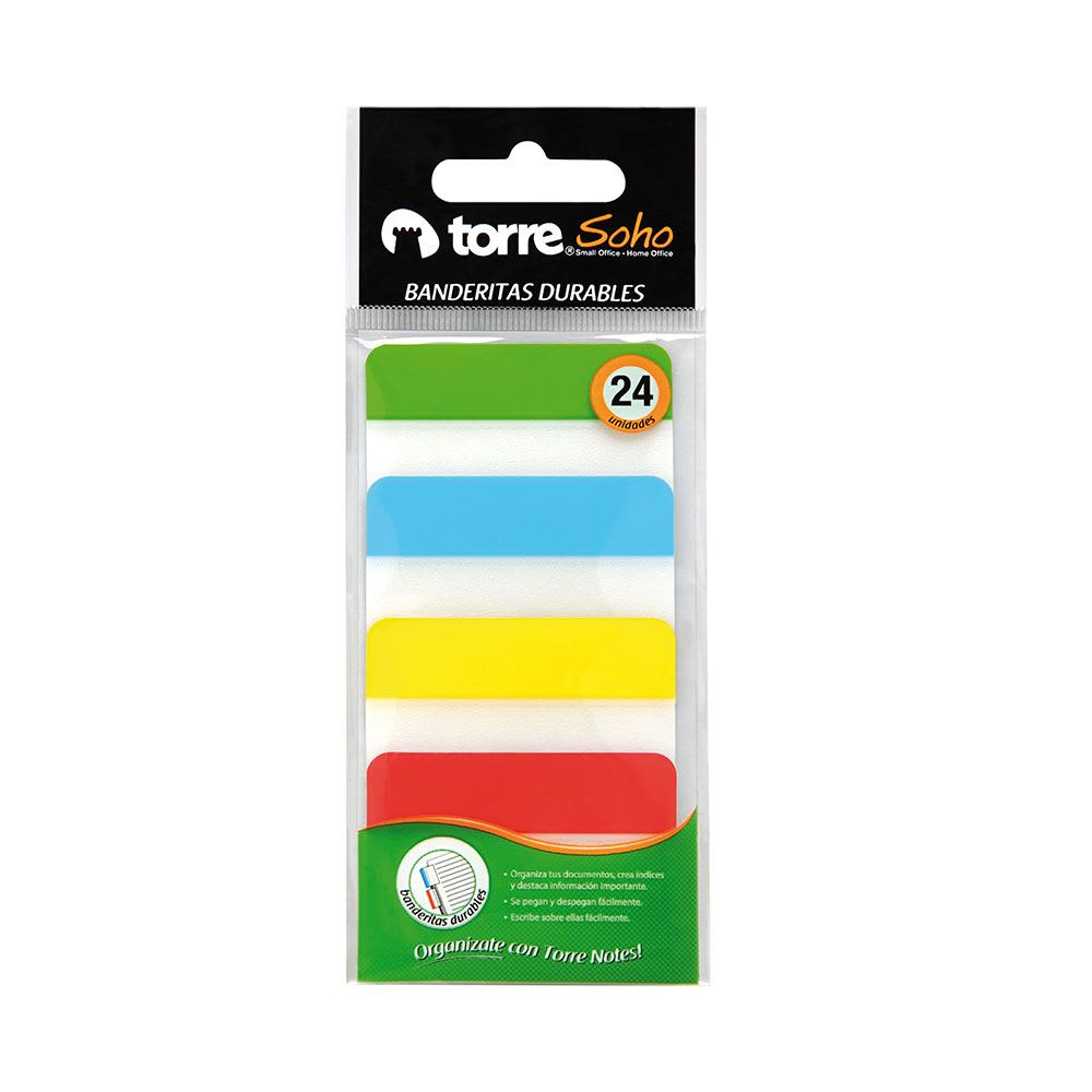 BL. BANDERITAS DURABLES 24 UNIDS